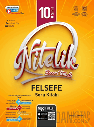 10. Sınıf Felsefe Beceri Temelli Soru Kitabı Burcu Zengin