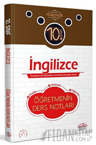 10. Sınıf İngilizce Öğretmenin Ders Notları Kolektif