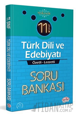 11. Sınıf Türk Dili ve Edebiyatı Özetli Lezzetli Soru Bankası