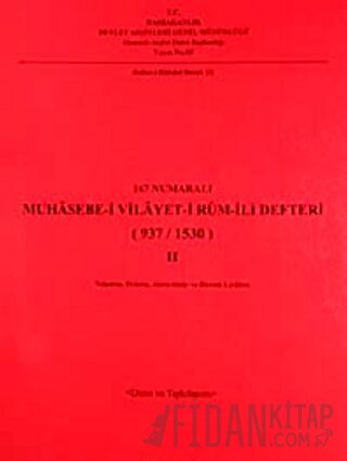 167 Numaralı Muhasebe-i Vilayet-i Rum-ili Defteri (937/1530) - 2