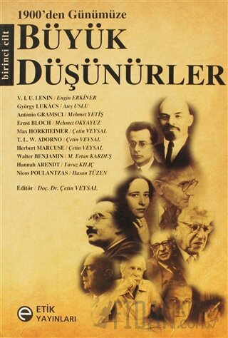 1900’den Günümüze Büyük Düşünürler 1. Cilt