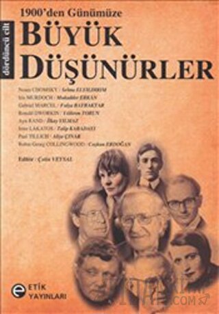 1900’den Günümüze Büyük Düşünürler 4. Cilt (Ciltli)