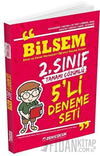 2. Sınıf Bilsem 5'li Deneme Seti Çözümlü