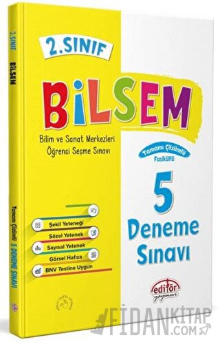 2. Sınıf Bilsem Çözümlü 5 Deneme Sınavı -