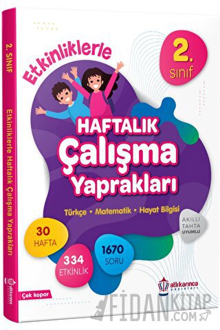 2. Sınıf Etkinliklerle Haftalık Çalışma Yaprakları Kolektif