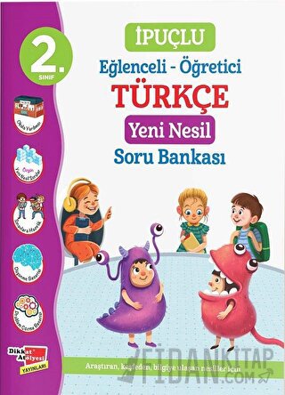 2. Sınıf İpuçlu Eğlenceli - Öğretici Türkçe Yeni Nesil Soru Bankası Ko