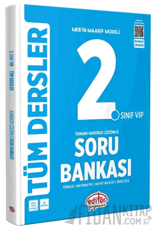 2. Sınıf Tüm Dersler Soru Bankası Karekod Çözümlü Kolektif