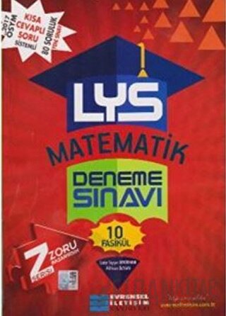 2017 LYS Matematik Deneme Sınavı 10 Fasikül Ali İhsan Özkan