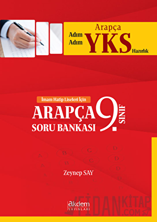 2018 Adım Adım Arapça YKS Hazırlık 9. Sınıf Arapça Soru Bankası Zeynep