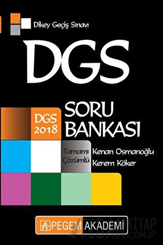 2018 DGS Tamamı Çözümlü Soru Bankası Kenan Osmanoğlu