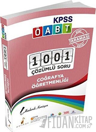 2018 KPSS ÖABT Coğrafya Öğretmenliği Alan Taraması Serisi 1001 Çözümlü