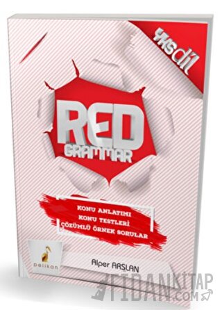 YKS - DİL Red Grammar Konu Anlatımı Konu Testleri Çözümlü Örnek Sorular