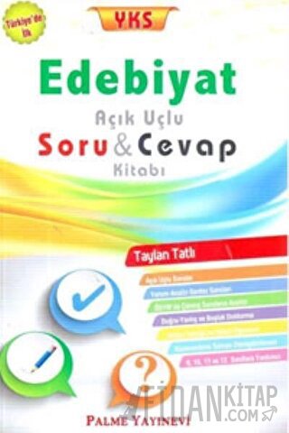 2018 YKS Edebiyat Açık Uçlu Soru ve Cevap Kitabı Taylan Tatlı