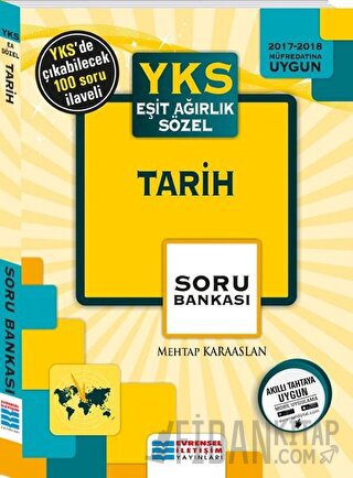 2018 YKS Tarih Soru Bankası Mehtap Karaaslan