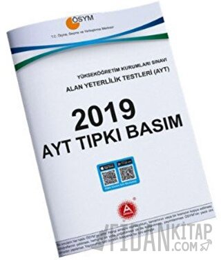 2019 AYT Tıpkı Basım Çıkmış Deneme Sınavı Kolektif