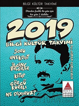 2019 Bilgi Kültür Takvimi Ali Osman Demirezen