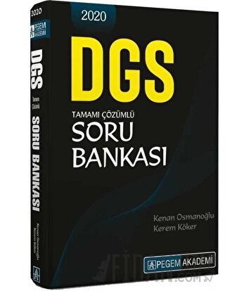 2020 DGS Tamamı Çözümlü Soru Bankası Kenan Osmanoğlu