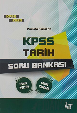 2020 KPSS Tarih Soru Bankası Mustafa Kemal Ak
