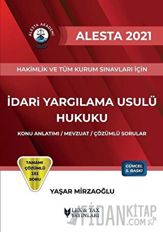 2021 Alesta İdari Yargılama Usulü Hukuku