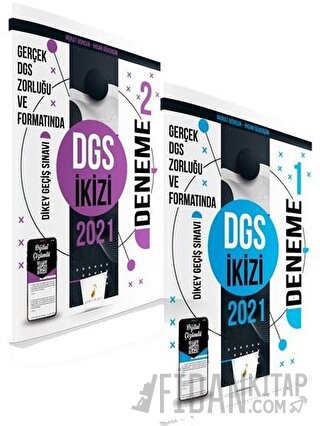 2021 DGS İkizi 2 Özgün Deneme Sınavı Dijital Çözümlü İhsan Güverçin