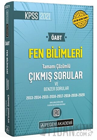 2021 KPSS ÖABT Fen ve Teknoloji Tamamı Çözümlü Çıkmış Sorular Kolektif