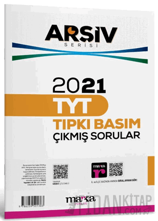 TYT Arşiv Serisi Tıpkı Basım Çıkmış Sorular Tamamı Video Çözümlü