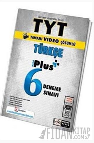 TYT Türkçe 6 Plus Video Çözümlü Deneme