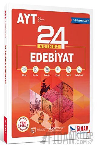 AYT Edebiyat 24 Adımda Konu Anlatımlı Soru Bankası