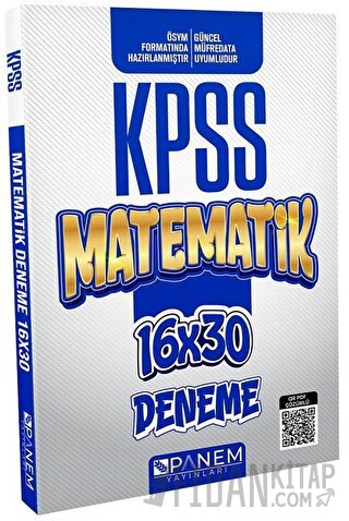 2022 KPSS Matematik 16x30 Deneme PDF Çözümlü Kolektif