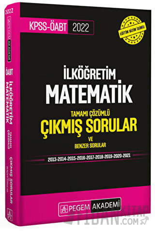 2022 KPSS ÖABT İlköğretim Matematik Çıkmış Sorular Kolektif
