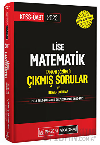 2022 KPSS ÖABT Lise Matematik Çıkmış Sorular Kolektif