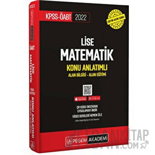 2022 KPSS-ÖABT Lise Matematik Konu Anlatımı Alan Bilgisi - Alan Eğitim