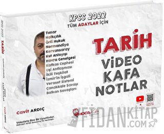 2022 KPSS Tarih Video Kafa Notlar Cavit Ardıç