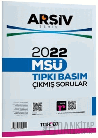 2022 MSÜ Çıkmış Sorular Tamamı Video Çözümlü Kollektif