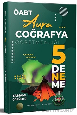 2022 ÖABT Coğrafya Öğretmenliği Aura 5 Deneme Çözümlü YGA Akademi Yayı