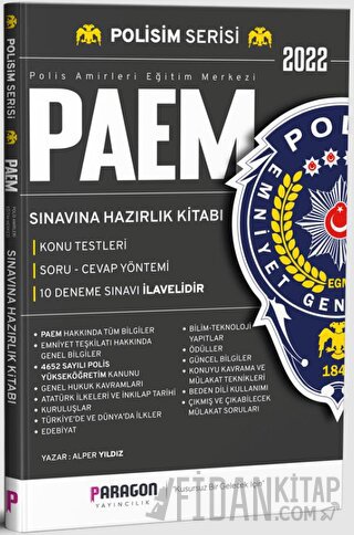 2022 Polisim Serisi PAEM Sınavına Hazırlık ve Mülakat Kitabı Alper Yıl