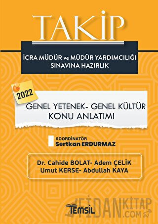 2022 Takip İcra Müdür ve Müdür Yardımcılığı Sınavına Hazırlık - Genel 