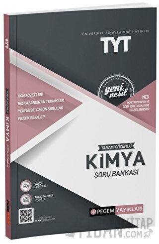 Üniversite Sınavlarına Hazırlık TYT Tamamı Çözümlü Kimya Soru Bankası