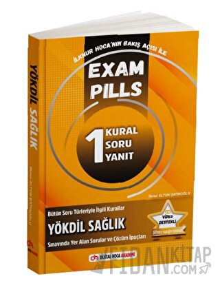 2022 YÖKDİL Sağlık Exam Pills 1 Kural Soru Yanıt İlknur Altun Şatıroğl