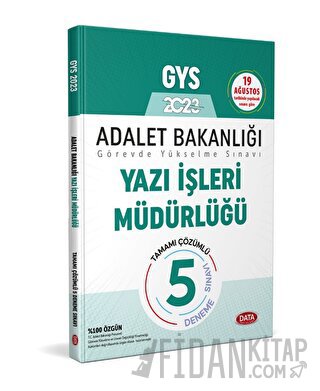 GYS Adalet Bakanlığı Yazı İşleri Müdürlüğü Çözümlü 5 Deneme Sınavı