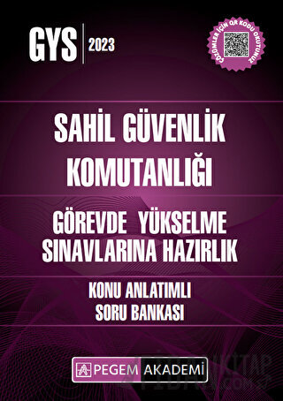 2023 GYS Sahil Güvenlik Komutanlığı Görevde Yükselme Konu Anlatımlı So