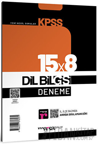 2025 KPSS Dil Bilgisi 15x8 Deneme Tamamı Video Çözümlü
