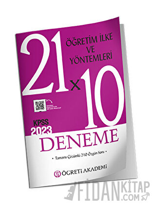 KPSS Eğitim Bilimleri 21x10 Öğretim İlke ve Yöntemleri Deneme