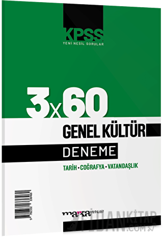 2025 KPSS Genel Kültür 3x60 Deneme Sınavı