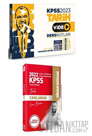 2023 KPSS Tarih Video Ders Notları Benim Hocam Yayınları Ramazan Yetgi