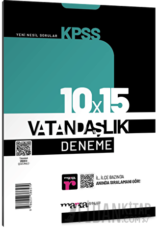 2025 KPSS Vatandaşlık 10x15 Deneme Tamamı Video Çözümlü