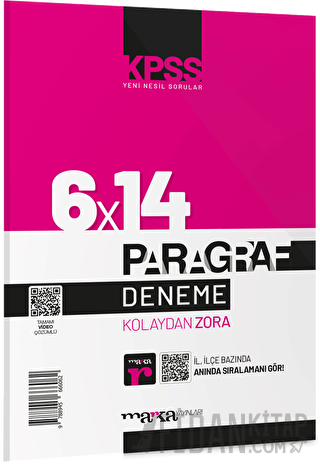 2025 KPSS Yeni Nesil 6x14 Paragraf Tamamı Video Çözümlü Deneme