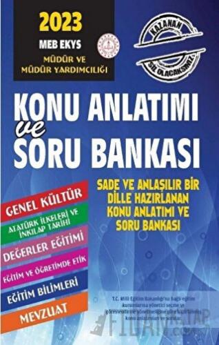 2023 MEB EKYS Müdür ve Müdür Yardımcılığı Konu Anlatımlı Soru Bankası 