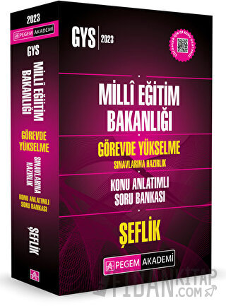 2026 GYS MEB Görevde Yükselme Sınavlarına Hazırlık Konu Anlatımlı Soru Bankası Şeflik