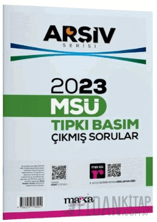 2023 MSÜ Çıkmış Sorular Tamamı Video Çözümlü Kollektif